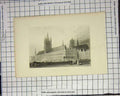 Original Old Antique Print Town Hall Ypres People Belgian