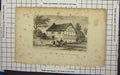 Original Old Antique Print Birth-Place Learned Seldon Salvington