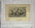 Original Old Antique Print Rocks At Tunbridge Wells Kent Houses 20th Century