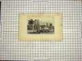 Old Antique Print Birth Place Robert Bloomfield Honington Suffolk England