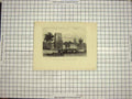 Old Print Ref.868 Birth Place Robert Bloomfield Honington Suffolk England