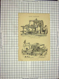 Old Antique Print Brick Machines Bradley Craven Clayton Brick Machinery 19th