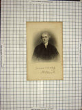 Original Old Antique Print 1836 Portrait Man Reyns Scriven 19th Century