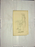 Original Old Antique Print 1835 Portrait James Oglehome Man Smith Ireland 19th