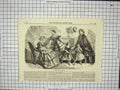 Original Old Antique Print 1856 Paris December Fashion Ladies Children 19th