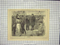 Original Old Antique Print 1879 Mayor Shrimpington Ships Passengers Victorian