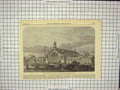 Original Old Antique Print 1866 Yorkshire Fine-Art Industrial Exhibition York