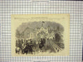Old Antique Print 1866 Prince Wales York Procession Bridge Horses England 19th