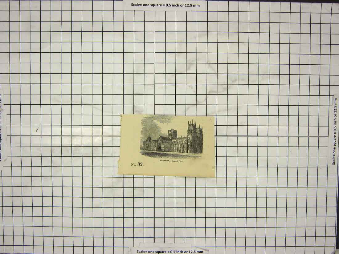 Original Old Antique Print Architecture York Minster Cathedral England