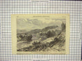 Old Antique Print 1866 River Inlet Aberdeen Waterworks Deeside Scotland 19th