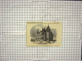 Original Old Antique Print 1846 Free Grammar School Chesterfild England 19th