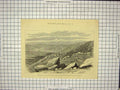 Original Old Antique Print 1881 Whitsand Bay Land'S End Cornwall Atlantic Cable