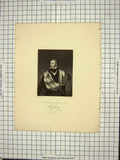 Original Old Antique Print 1846 Thomas Philip Weddel Robinson Earl De Grey 19th