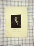 Original Old Antique Print Portrait Wellington Thomas Lawrence