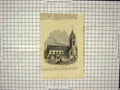 Original Old Antique Print 1868 St. David'S Church Neath England Architecture