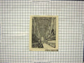 Original Old Antique Print Interior Choir York Minster England Architecture