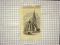 Original Old Antique Print All Saints Church Nottingham England Architecture