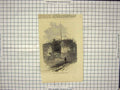 Original Old Antique Print Gate Nottingham Castle Architcture England