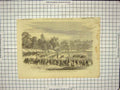 Antique Print *3708 Floral Musical Athletic Festival Springfield Lancaster