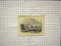 Old Antique Print View Abberley Hall Worcestershire England Architecture