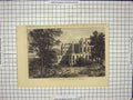 Original Old Antique Print Merchant Seamans Hospital Belvedere Kent England