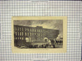 Old Antique Print Fire Railway Carriage Works Miles Platting Manchester