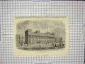 Old Antique Print Messrs Watts Warehouse Manchester England Architecutre