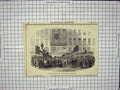 Original Old Antique Print 1847 Funeral Procession Mr. O'Connell Merrion Square