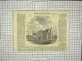Original Old Antique Print 1860 Fox Warren Cobham Surrey England Architecture