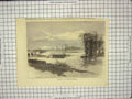 Original Old Antique Print Overflow River Thames Windsor London England