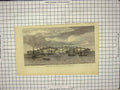 Original Old Antique Print Sombrero Leeward Islands Caribbean Sea Ships