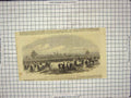 Original Old Antique Print Dedication Monument Battle-Field Bull Run Virginia
