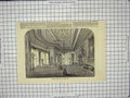 Antique Old Print Ref.885 Crimson Drawing Room Windsor Castle London England