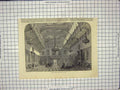 Old Antique Print Ref.886 Windsor Castle London England Waterloo Chamber