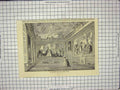 Old Print Ref.888 State Apartments Queen Audience Chamber London England