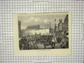Old Antique Print Queen Bridal Party St. George'S Chapel London England
