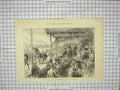 Old Antique Print 1889 Queen Royal Agricultural Society Show Windsor Park 19th