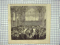 Original Old Antique Print Lancashire Cotton Famine Memorial Window Guildhall