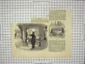 Original Old Antique Print 1866 Weighing Machine General Post Office Van Tram