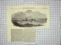 Original Old Antique Print 1854 Ship Wreck Correjou Bay Coast Brittany France