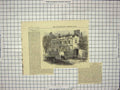 Original Old Antique Print 1865 Cromwell House Highgate Fire School Stretton