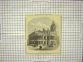 Original Old Antique Print Townhall Stratford Essex England Architecture