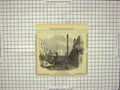 Original Old Antique Print Street Scene Woolwich England