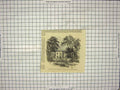 Original Old Antique Print Swallofield Cottage Reading House Miss Mitford