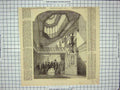 Original Old Antique Print Private Staircase Windsor Castle London England