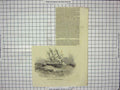 Original Old Antique Print Ship Wreck Dutch Indiaman Pevensey Bay