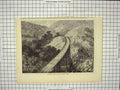 Old Antique Print Serra Viaduct St. Paul'S Railway Brazil South America