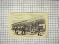 Original Old Antique Print Royal Sussex Militia Practice Southover War Siers