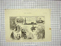 Original Old Antique Print 1890 Glasgow University Extension Scheme Scotland
