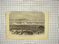 Original Old Antique Print German Rifle Meeting Vienna Shooting Ranges Sport
